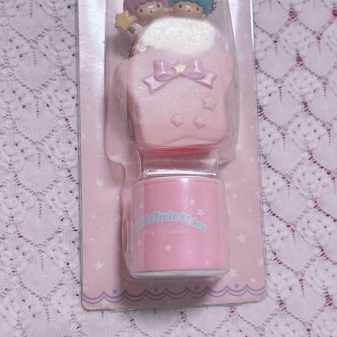 サンリオ　キキララ　印鑑ホルダー　ピンク　星