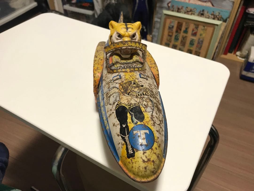 タイガーマスク、ブリキロケット当時ものです。