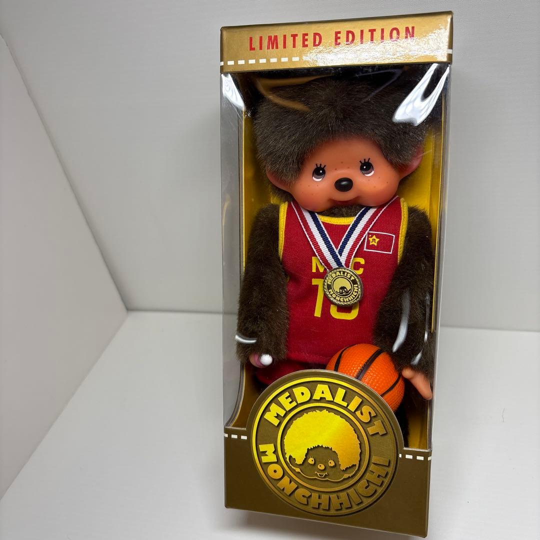 新品 2008年発売 金メダル バスケットボール モンチッチ 2523
