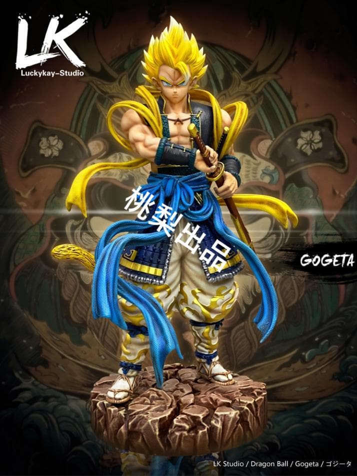 新品未開封『ドラコンボール』LK　ゴジータ　イエロー　ガレージキット スタチュー