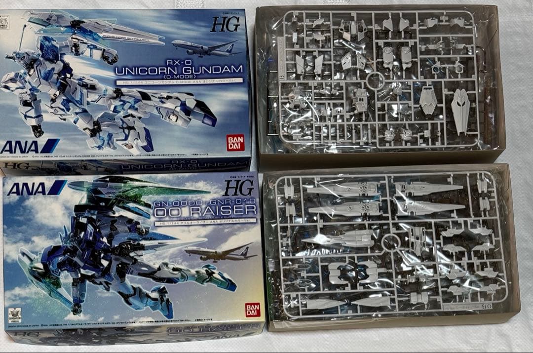 HG 1/144 ユニコーンガンダム　ダブルオーライザー ANA カラー
