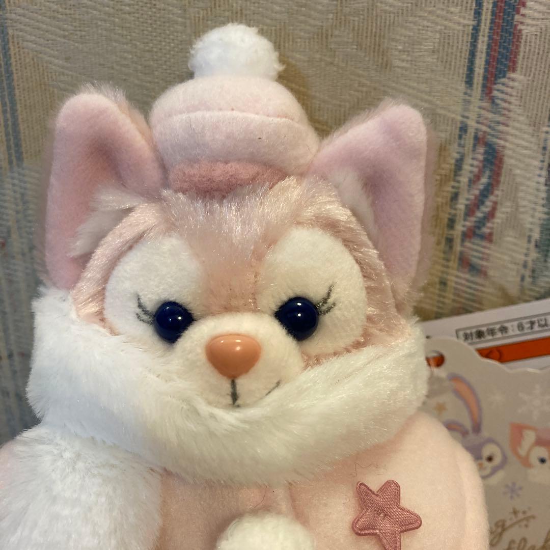 ディズニーダンシングスノーフレークス♡リーナベルぬいぐるみ♡バッジ【タグ付き】