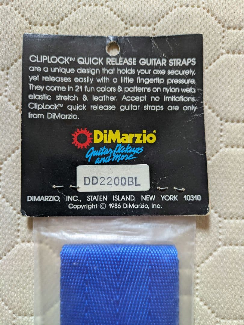 DIMARZIO　1986市　ギター ストラップ