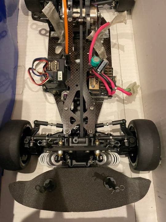 タミヤメカ付き4WDプロポ付 フレーム ワイスピボディ