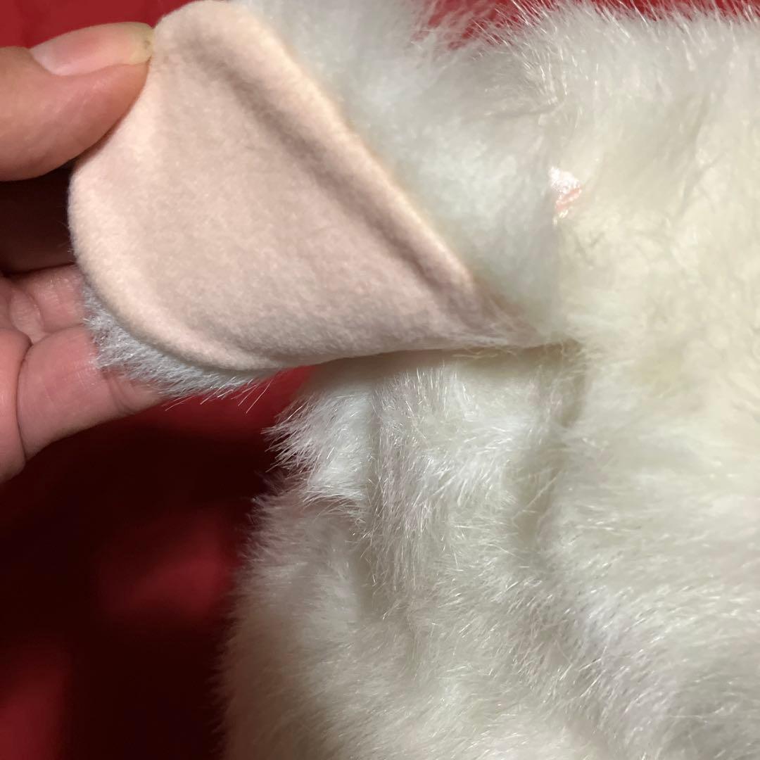 ぬいぐるみ犬　マルチーズ　リアル　白い犬　レトロぬいぐるみ