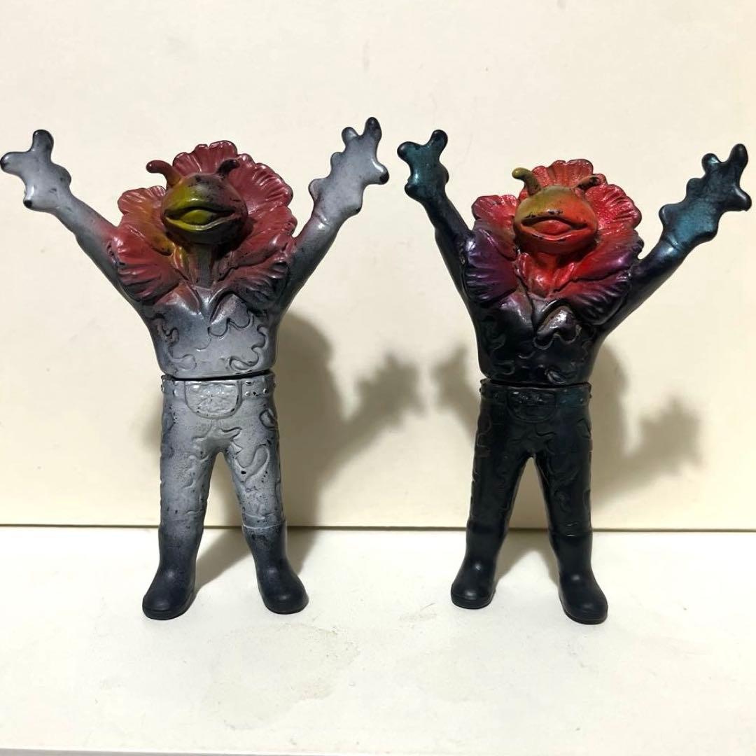 ポピー製 仮面ライダー ドクダリアン 珍色 ソフビ フィギュア 当時物 怪人