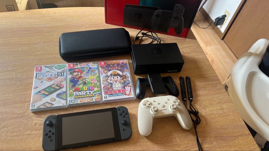 【みく】Nintendo Switch 本体 + ゲームソフト3本セット