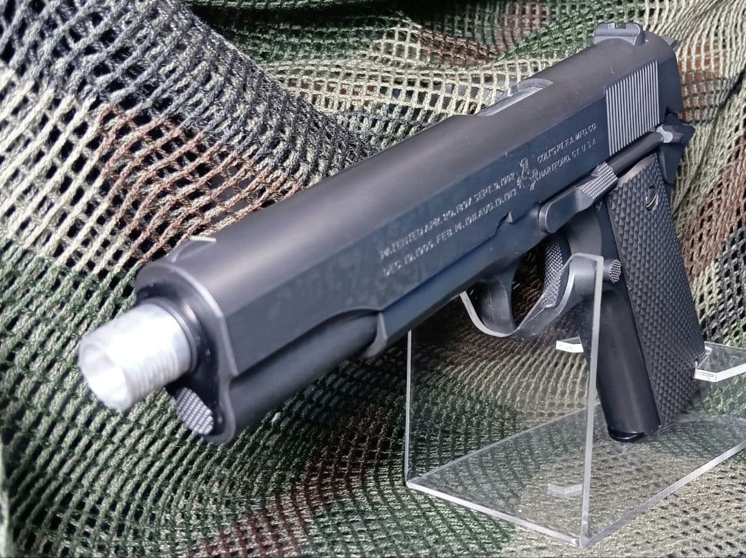 ゆ*ん様 ①カスタム＆塗装 エアコキ コルト M1911A1ガバメント【ハイグレ