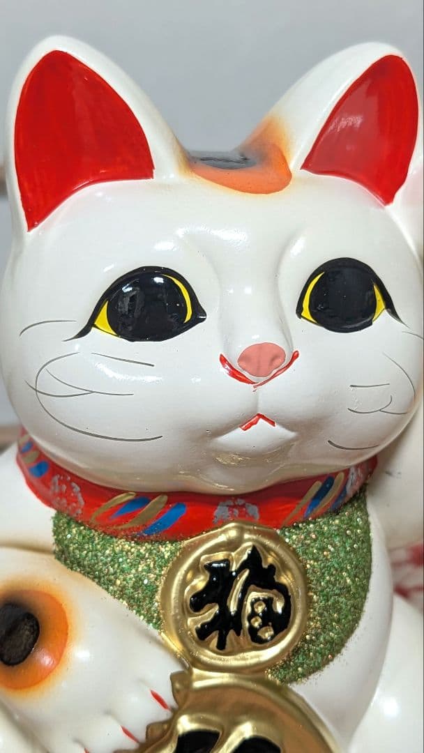 【7号左手】福招き 招き猫【常滑焼】
