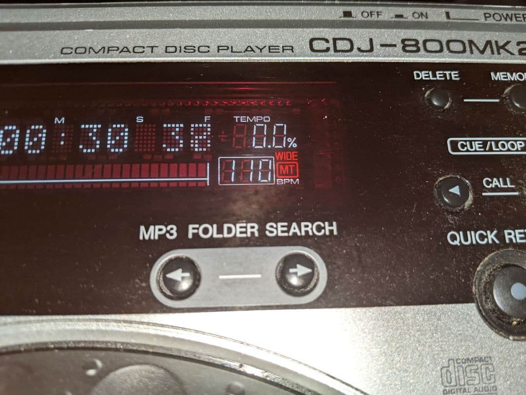 DJ機材 PIONEER CDJ-800 MK2