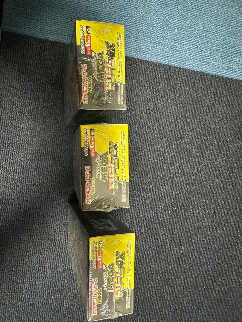 ポケモンカード MEGA ドリームEX 3box ボックス シュリンク付き