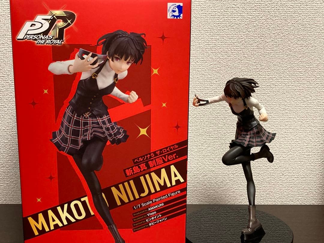 ペルソナ5 ザ・ロイヤル　新島真 フィギュア 制服ver. ホビージャパン