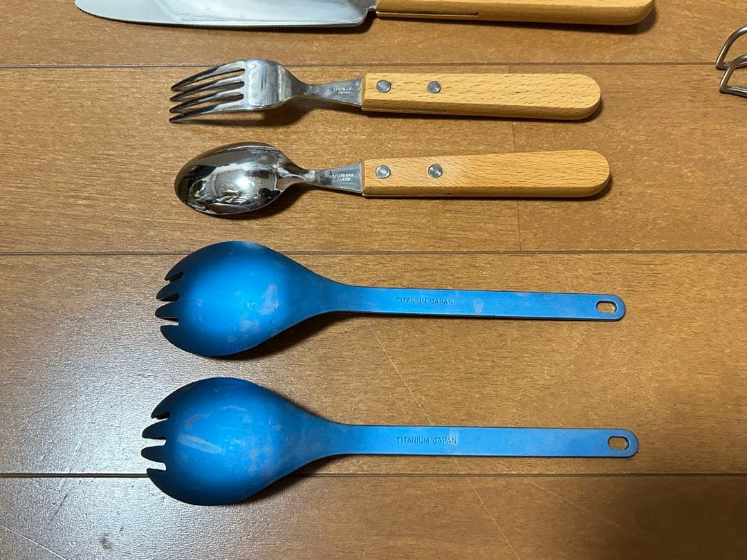 スノーピーク チタンシェラカップ＋カトラリーセット