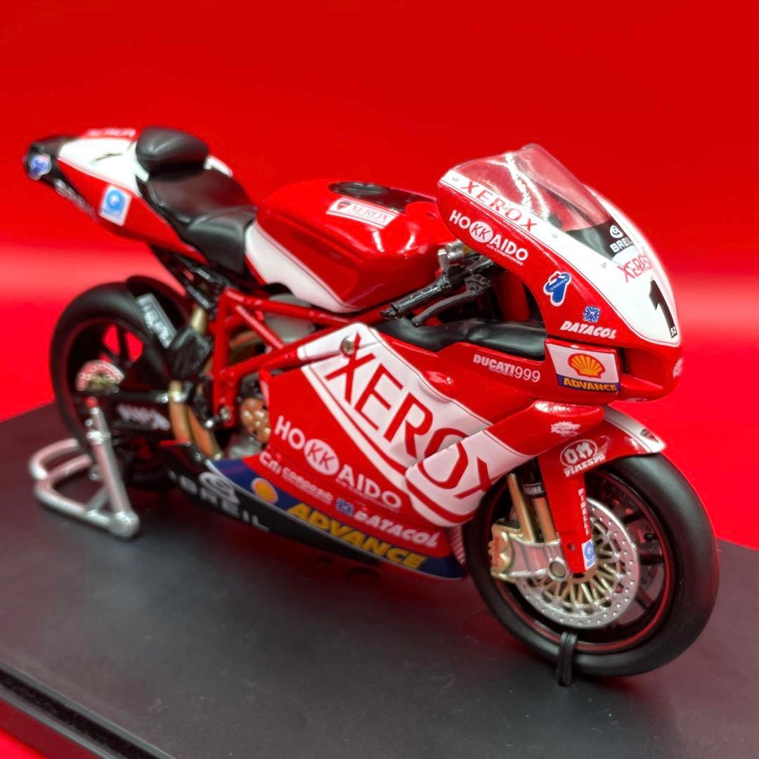 【美品】NewRay 1/12 ドゥカティ 999 ゼロックス ケース付 完成品