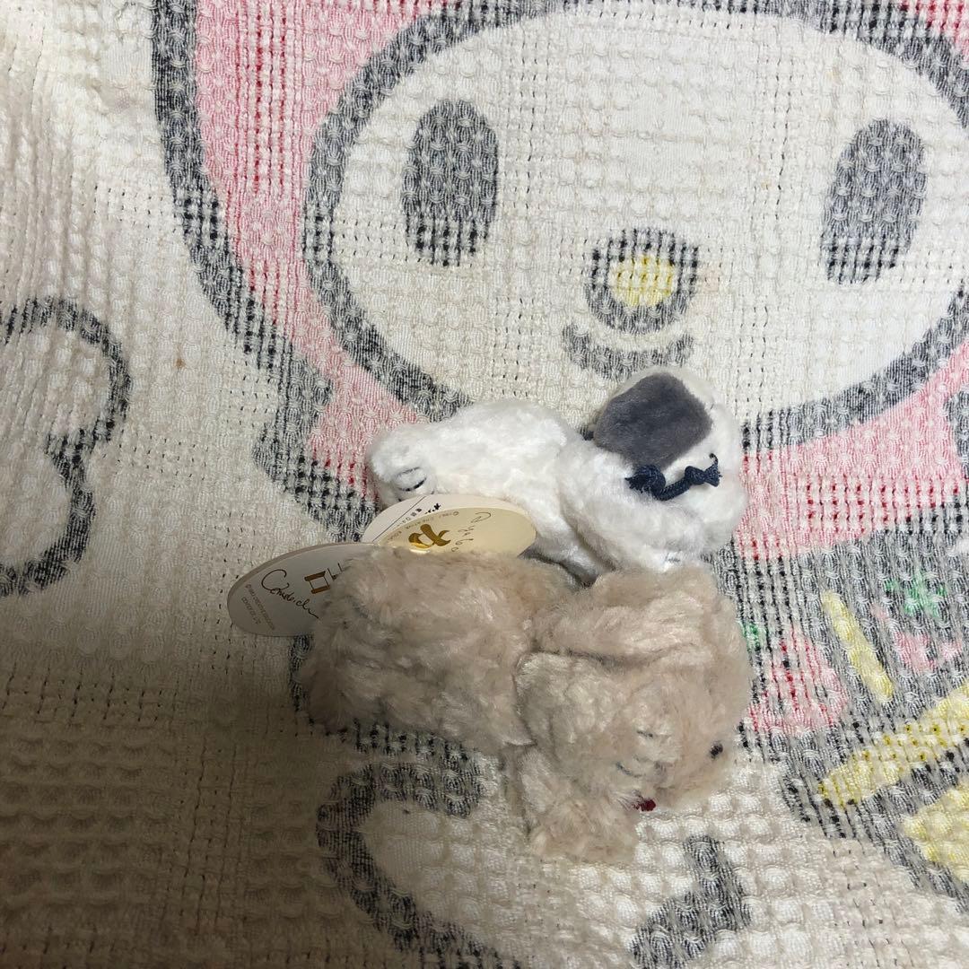 うめ吉　オリエンタルトーイ　寝そべりポーズ　くたくた　手のひらサイズ　2コセット