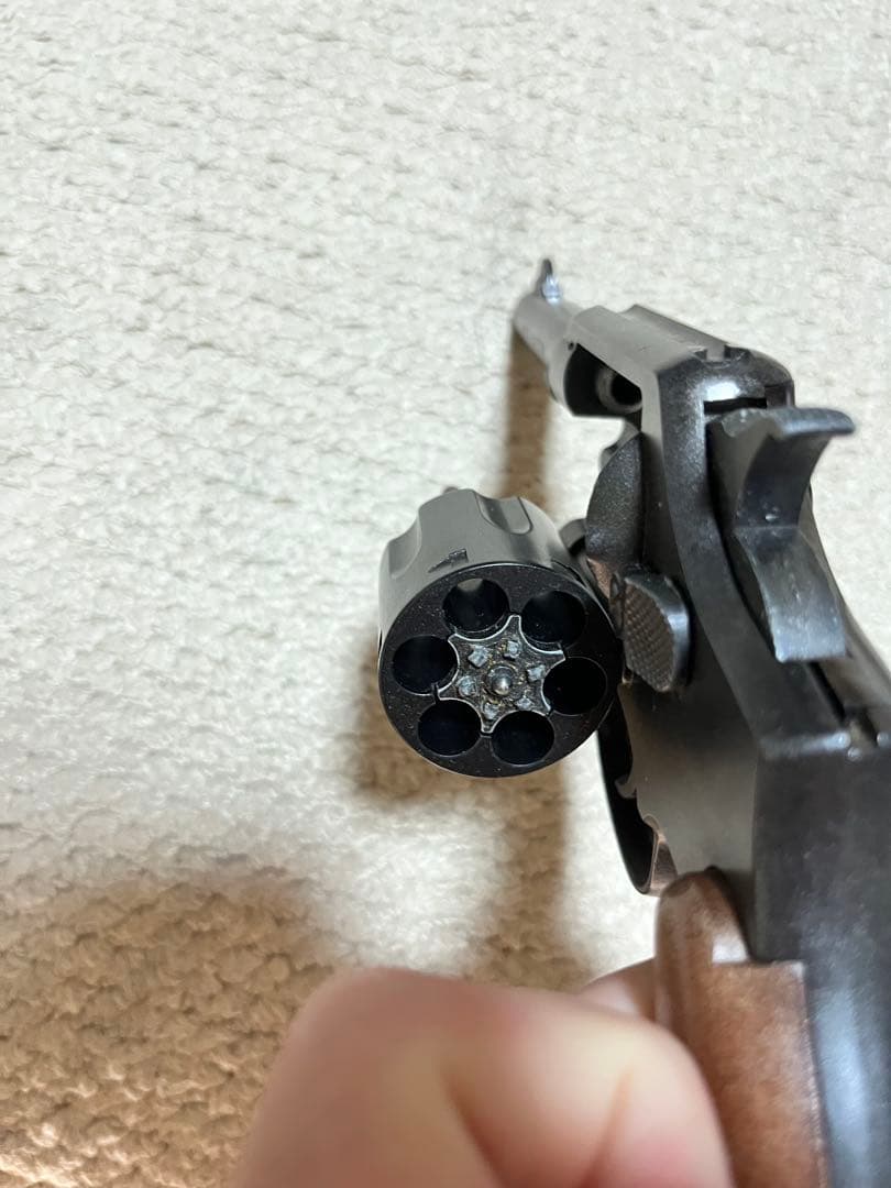 ネ*☆様 当時物 昭和マルシン　S&W ミリタリー&ポリス　4インチモデル　箱・