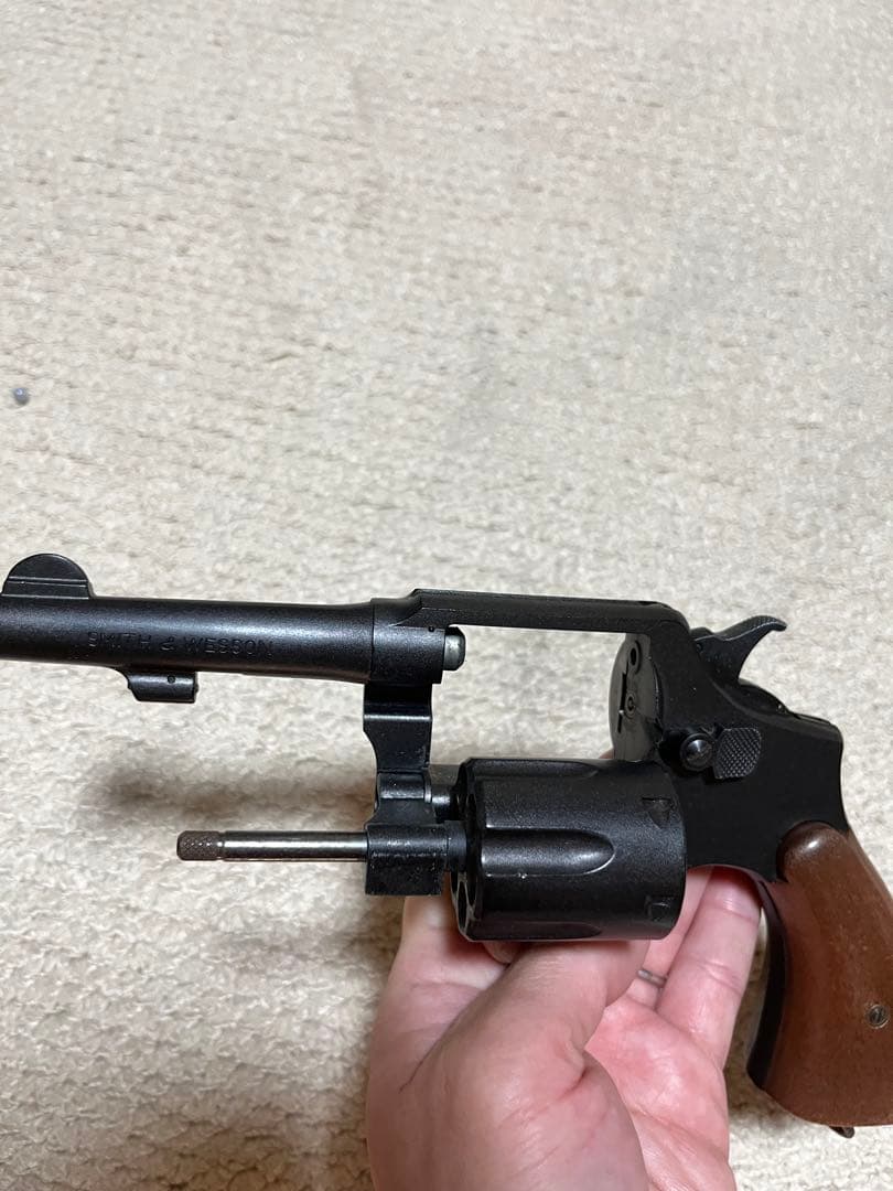 ネ*☆様 当時物 昭和マルシン　S&W ミリタリー&ポリス　4インチモデル　箱・