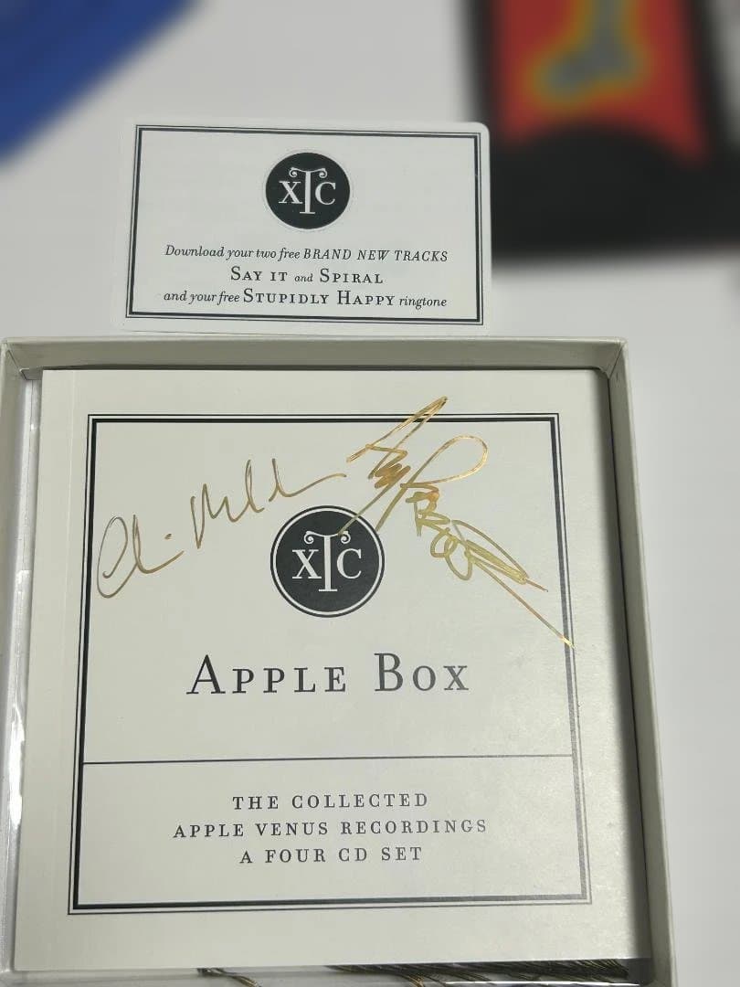 【超希少 サイン入り4枚組ボックス 限定ナンバード】XTC /Apple Box