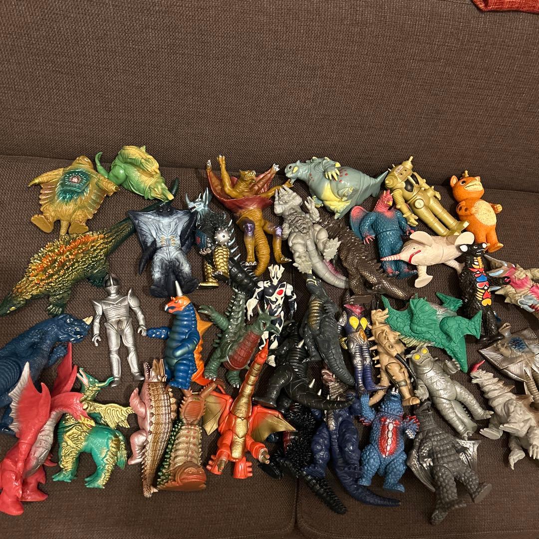 (1022) 当時物 ウルトラマン 怪獣 フィギュア ソフビ まとめ売り