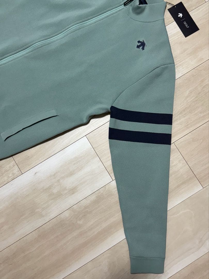 丸大豆さん専用　デサントゴルフ フルジップジャケット ミントグリーン　サイズM