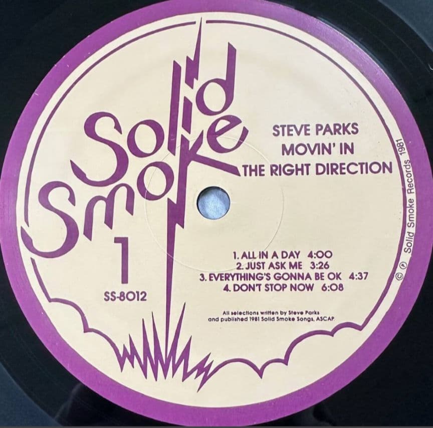 Steve Parks – Movin' In The …未開封