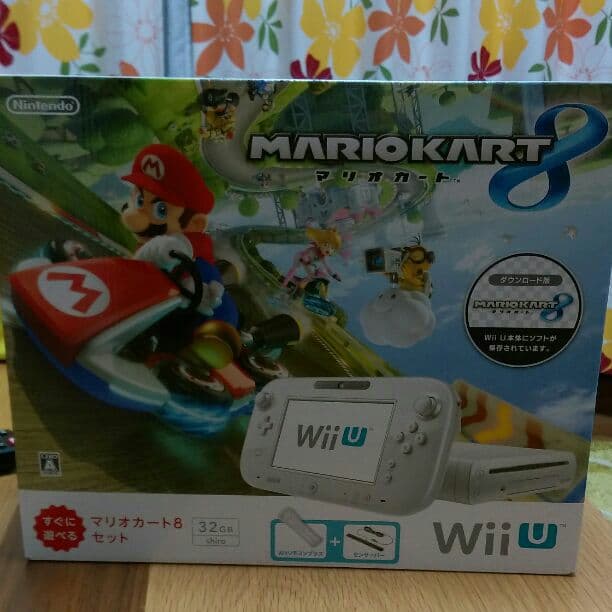 Wii U　マリオカート　カセット付、　　まあ