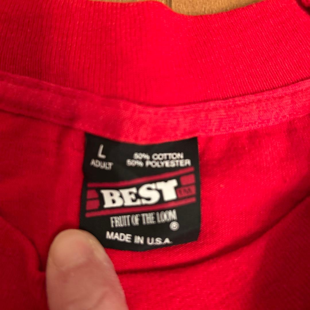 NOFX 赤 Tシャツ アートワーク　サイズL