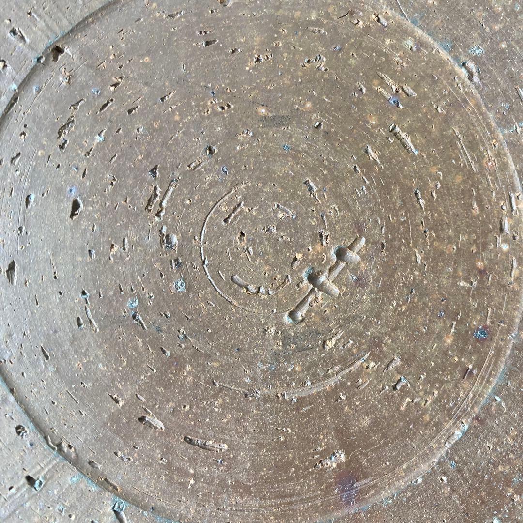 備前焼　大皿　径57cm　窯変　胡麻　飾り皿　特大サイズ