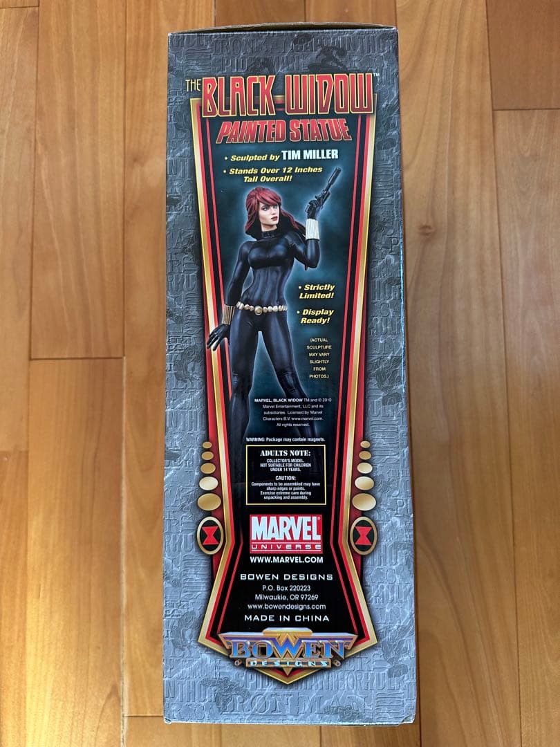 【希少・限定】　MARVEL　マーベル　ボウエン　ブラック・ウィドウ　スタチュー