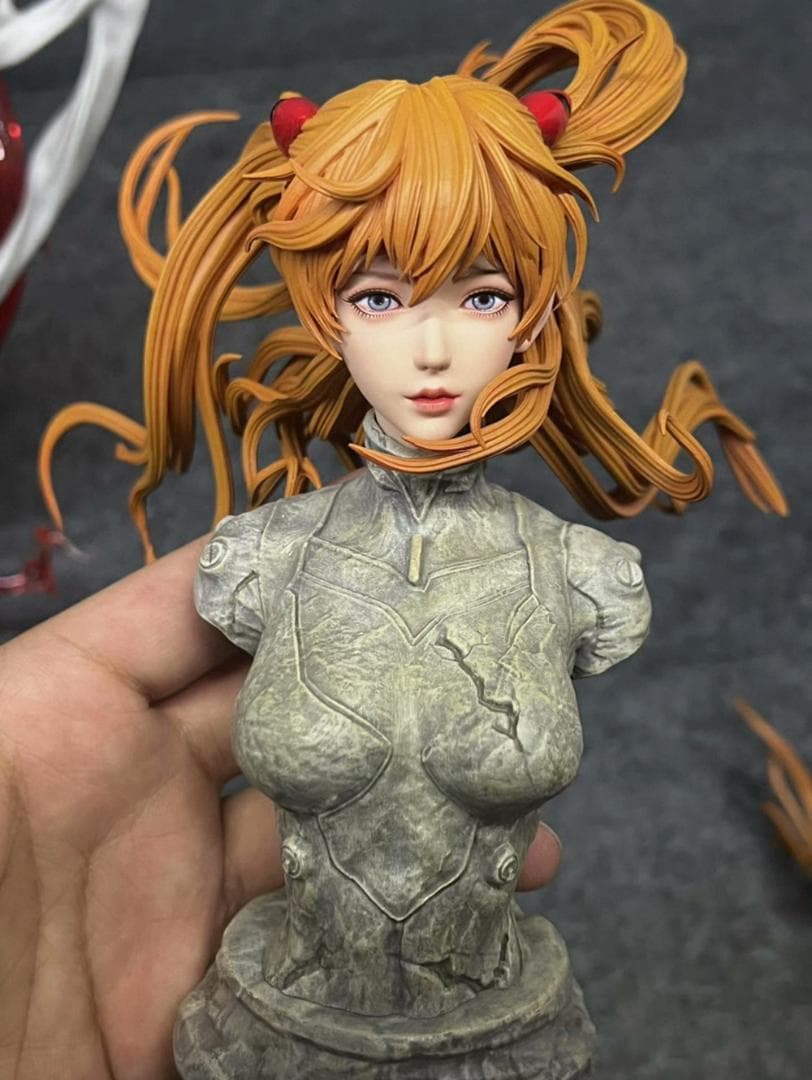 新世纪エヴァンゲリオン アスカ 石の心 1/4 GK フィギュア