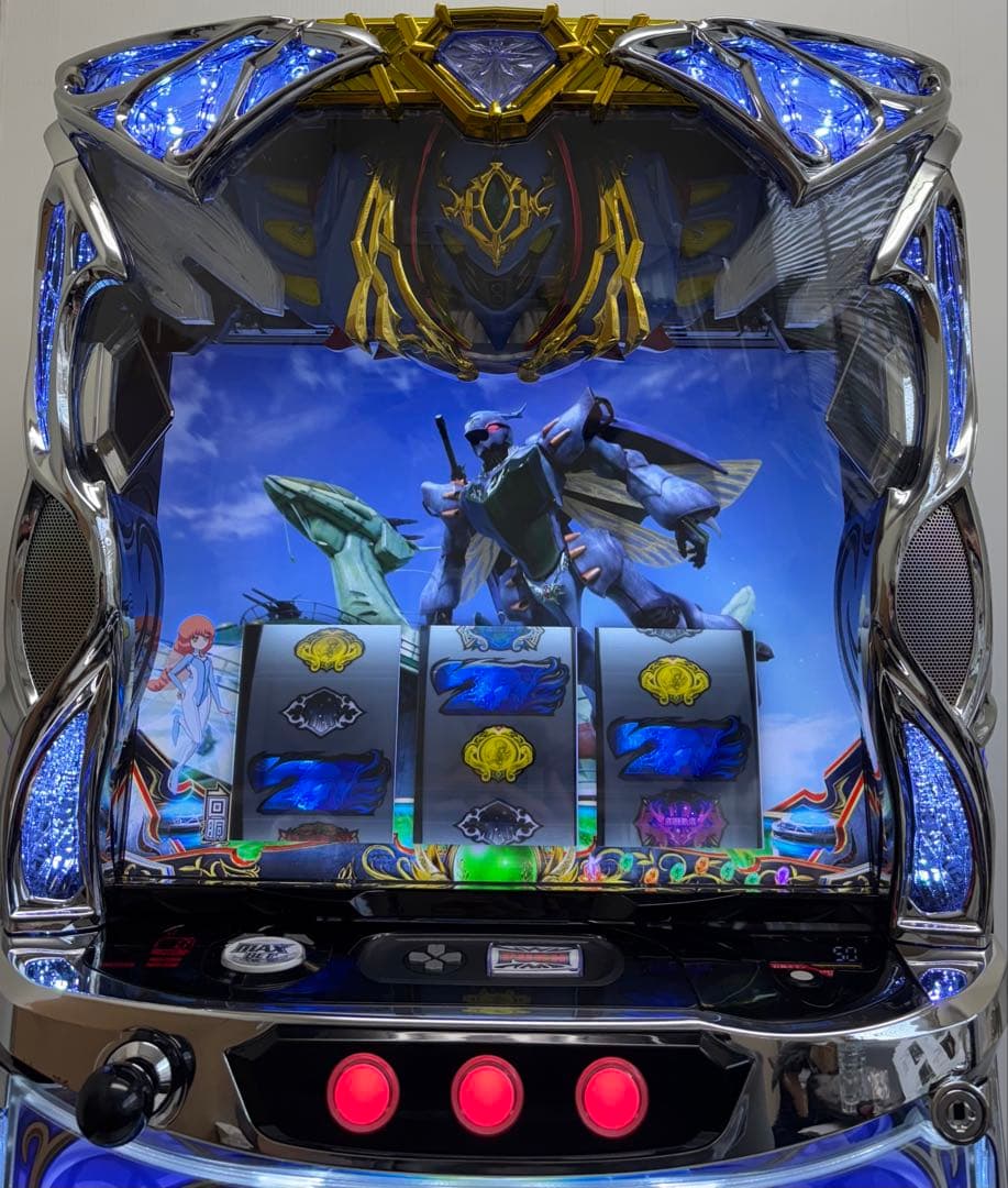 【でんでん❗️】パチスロ実機【聖戦士ダンバイン】ユニット付 無段階ボリューム