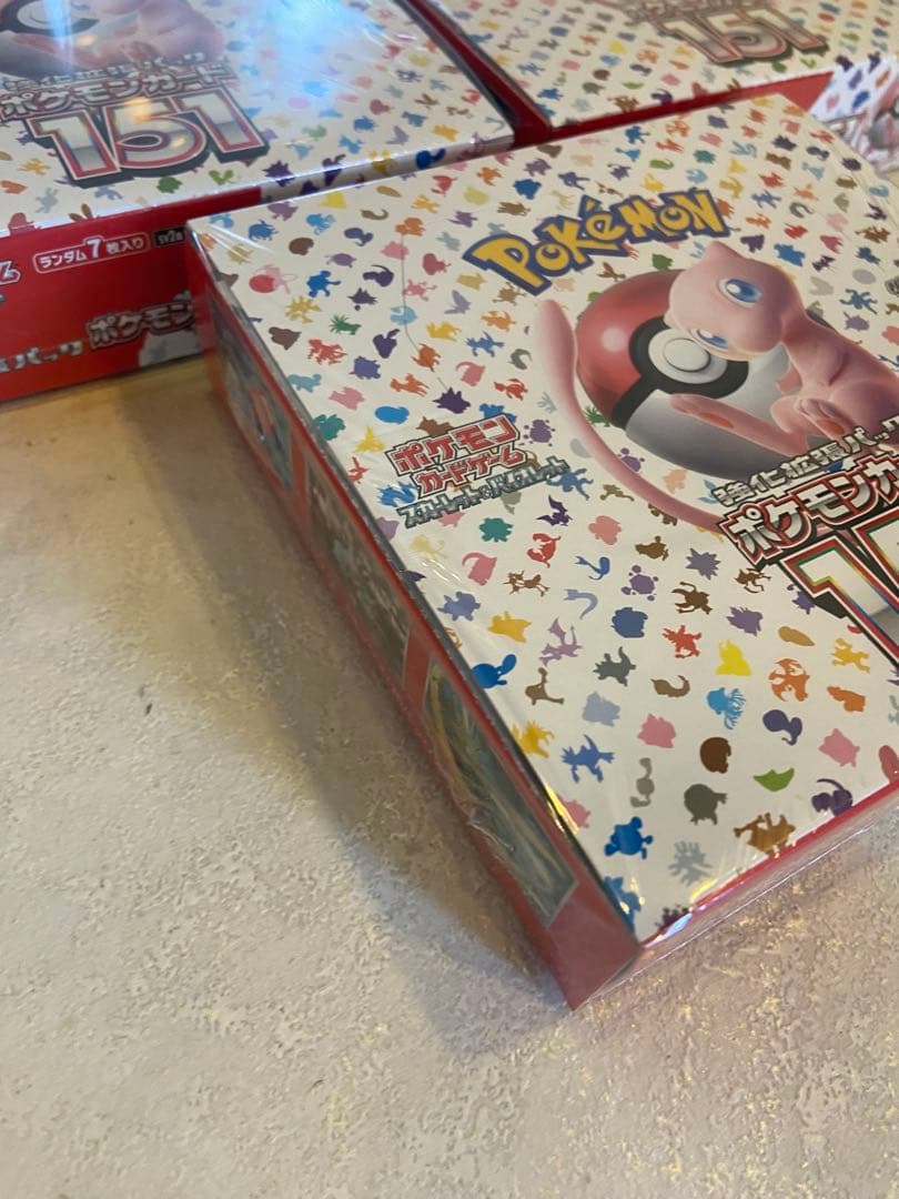 ポケモンカード151 未開封　シュリンク付き　3BOXセット