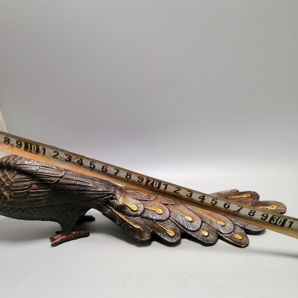 銅器 孔雀 装飾品 工芸品 置物