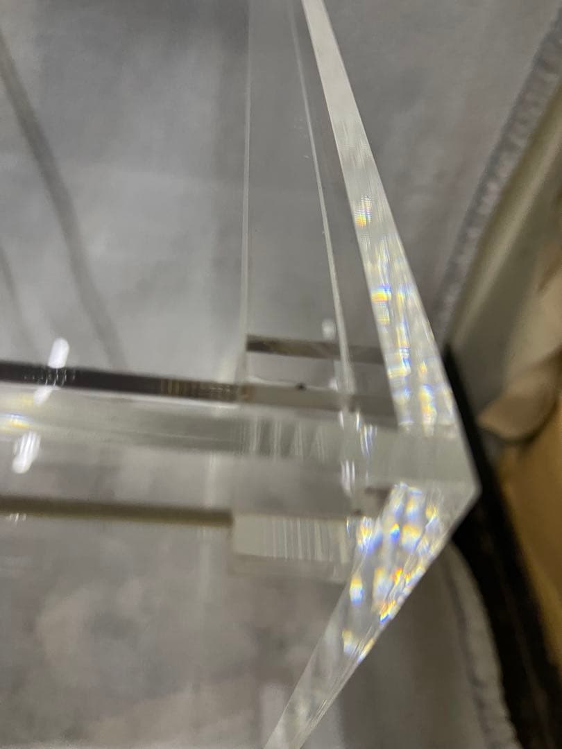 アクリル水槽　60 × 45 × 45オーバーフロー加工8ミリフルカバー蓋付