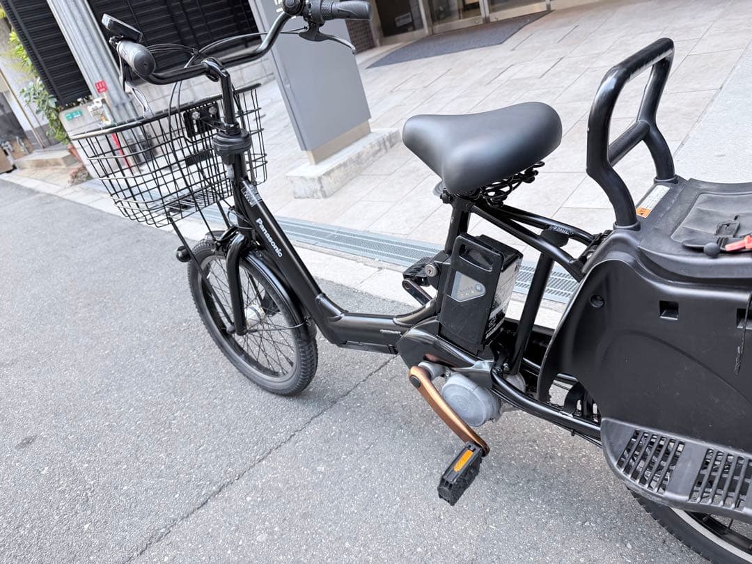 大阪府　子供乗せ　パナソニック 電動アシスト自転車　チャイルドシート付き