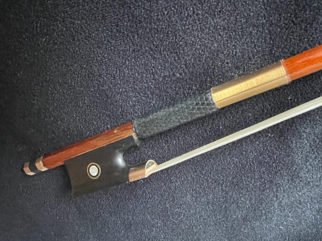 杉藤武司氏 マスターメイド 金黒檀 最高級 バイオリン弓 【メーカーメンテ済み】