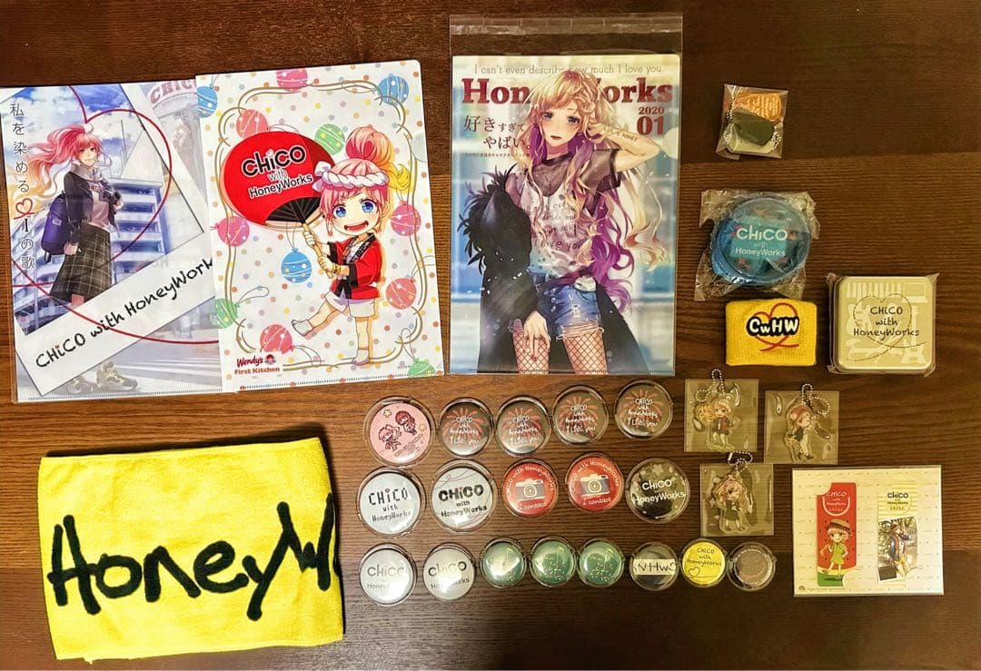 【非売品あり】HoneyWorks、LIP×LIP、チコハニ まとめグッズ