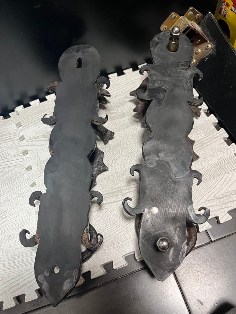 タツノオトシゴ　取手　鉄製