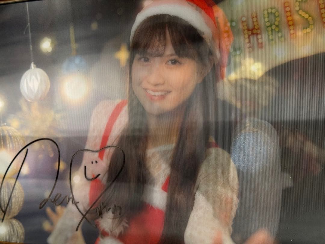 乃木坂46 中村麗乃 乃木フェス 直筆サイン入りオリジナルレンチキュラー プリカ