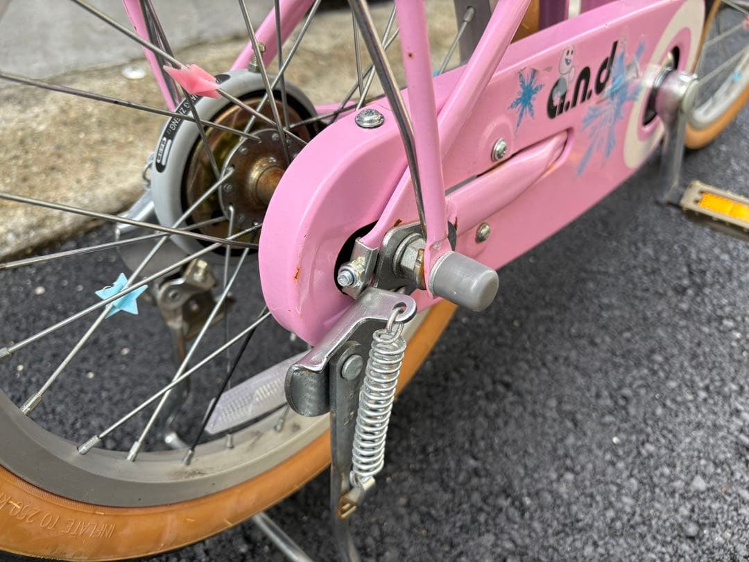 a.n.design works 子供用自転車 16インチ ピンク