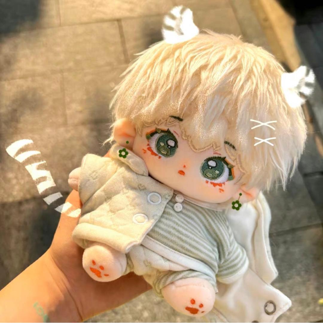 着せ替えぬいぐるみ 20cm 無属性 ぬいぐるみ 棉花娃娃 犬 わんこ 擬人 ③