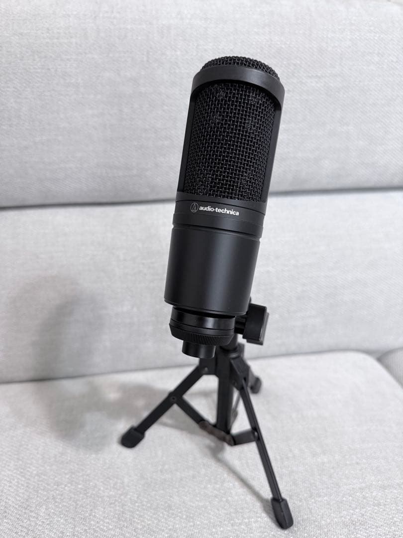audio-technica コンデンサーマイク+オーディオインターフェース