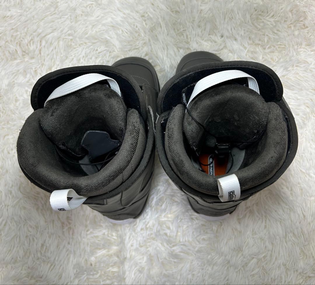 Salomon BOA スノーボードブーツ スノボー　メンズ　グレー　25.5