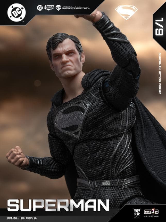 【Fondjoy】新品 正規品 スーパーマン ブラックスーツ DC1026