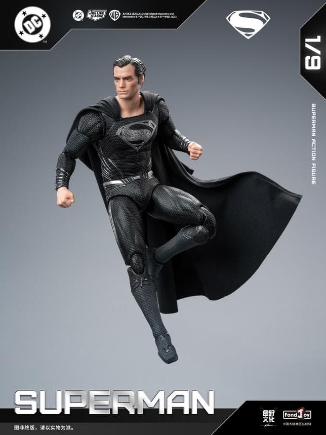 【Fondjoy】新品 正規品 スーパーマン ブラックスーツ DC1026