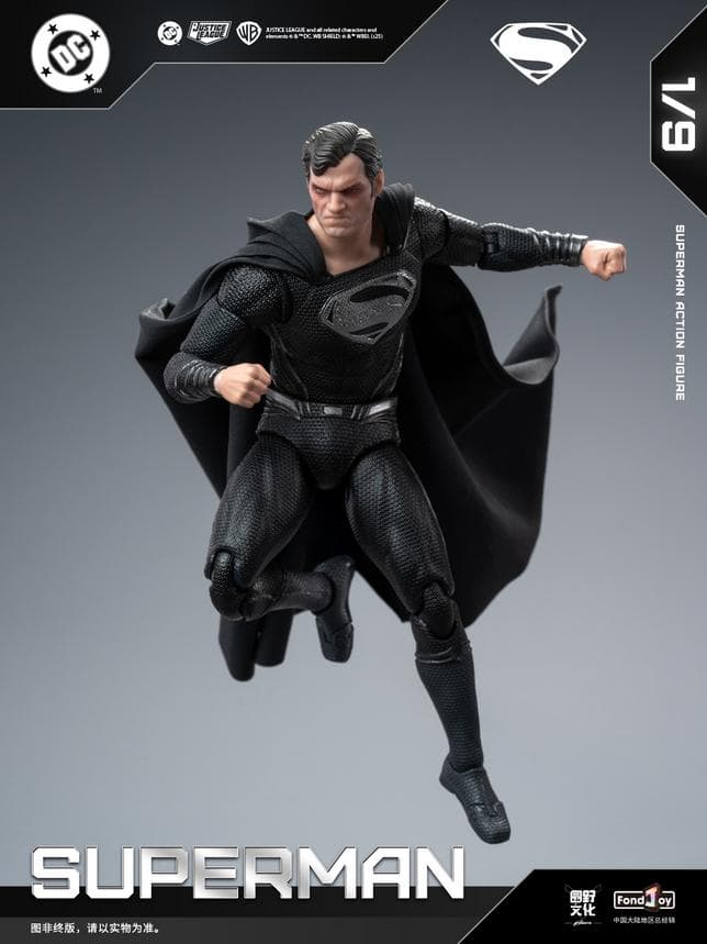 【Fondjoy】新品 正規品 スーパーマン ブラックスーツ DC1026