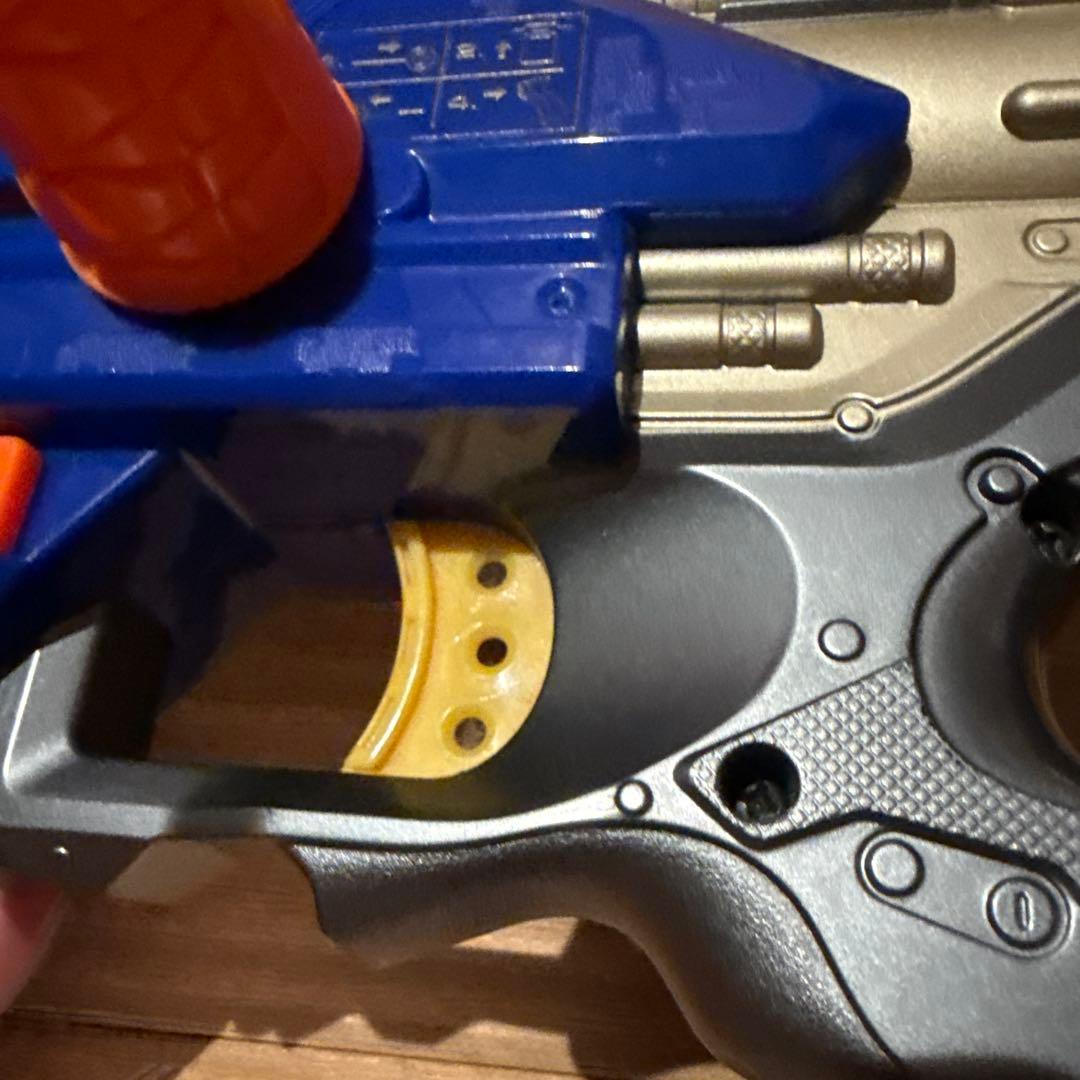 NERF スナイパーライフル　トイガン 青/オレンジ スコープ付き