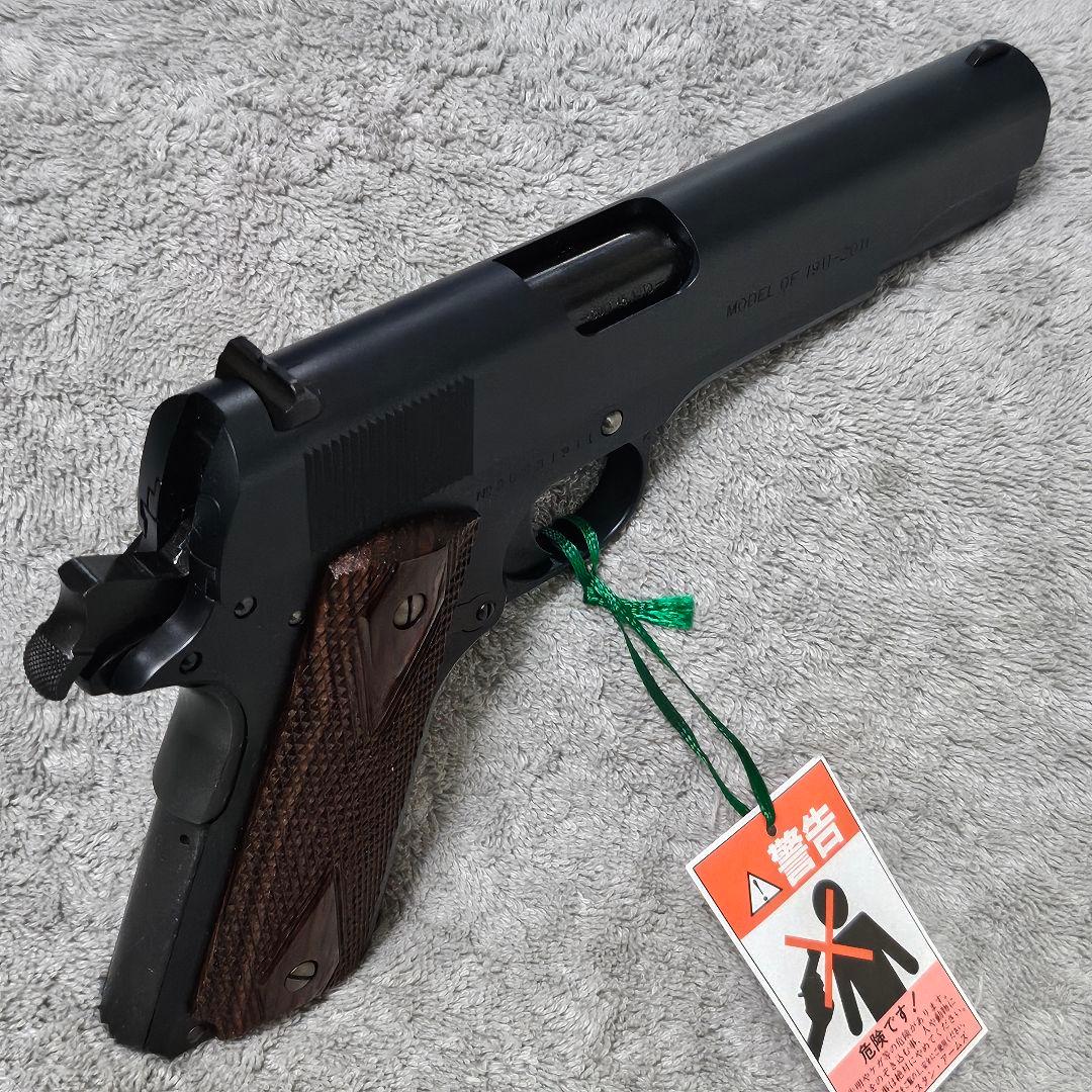 新同 WA 純正 コルトM1911 100周年記念モデル ウッドグリップver.