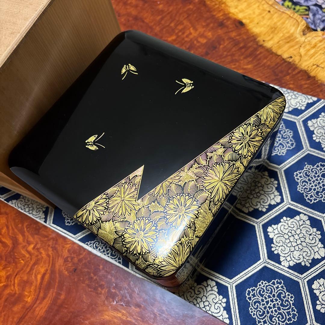 二役堂製 金箔装飾 重箱