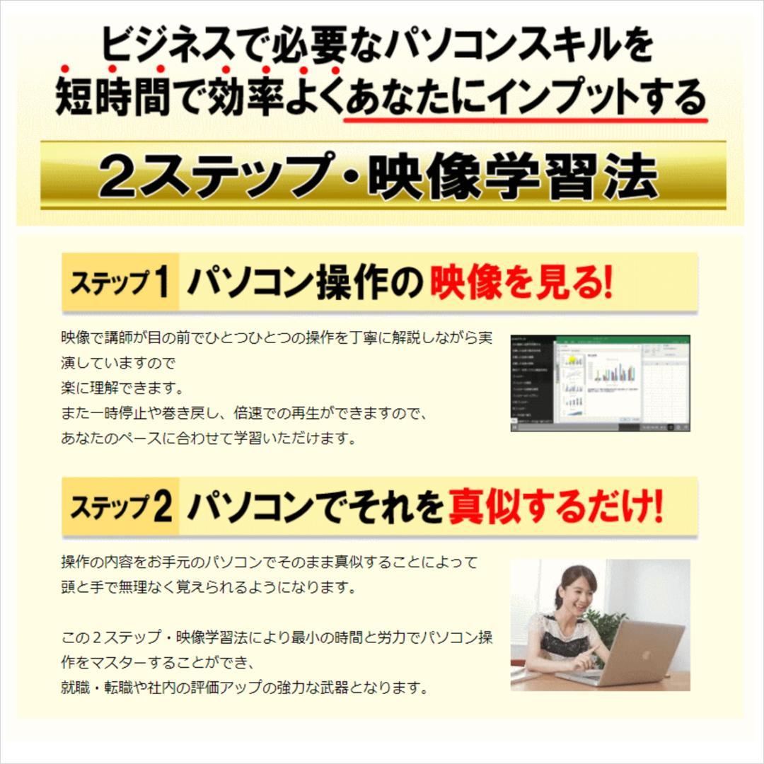 エクセル上達　動画パソコン教室！『楽ぱそDVDフルセット』2024/365